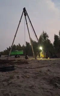 حفاری چاه کشاورزی تا عمق ۲۰۰متر