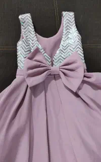 لباس دخترانه  دنباله دار