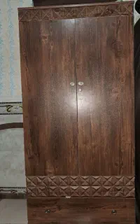 کمد لباس  دو کشو و میله آویز