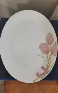 سرویس آرکوپال 26 پارچه برند مورانو گل لاله صورتی