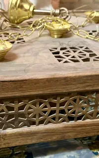 لوستر چوبی