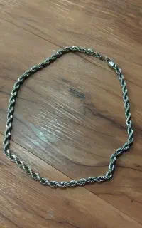 زنجیر استیل اصل مارپیچ مردانه نو