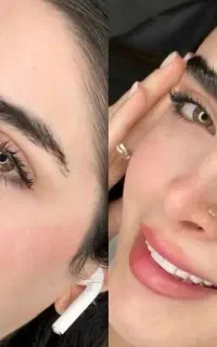 فیبروز شید لب خط چشم تتو زیر ۸۰۰ ت اموزش فقط ۵م