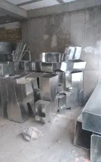 کانال کولر داکت اسپیلت هواکش دریچه فنکوئل هود