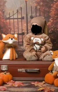 بلوز شلوار اسپرت تدی قهوه ای تا ۲ سال وکلاه خرگوشی