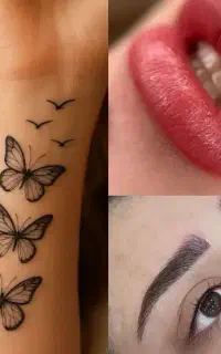 اجرای تاتو بدن و صورت فقط خانمها