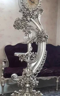 ساعت ایستاده چوبی