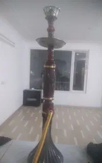 قلیون خاص بی نظیر با چوب سرخ دار معاوضه با پرنده