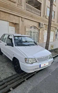 پراید۱۱۱مدل۹۵ بدون رنگ