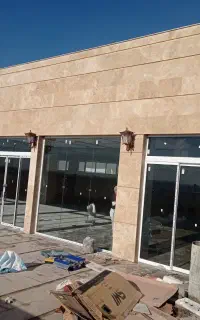 شیشه سکوریت درب برقی کرکره برقی شیشه لمینت