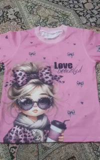 تیشرت دخترانه نونو