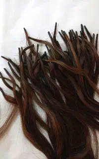 فروش مو طبیعی ۴۰سانتی و چتری