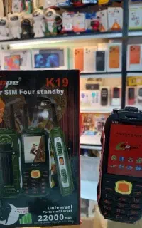 گوشی هوپ ارتشی k19 پاوربانک دار در گرگان