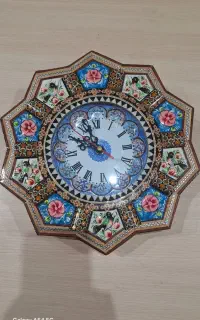 ساعت خاتم کاری و مینا کاری