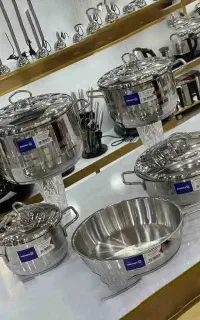 سرویس کامل کرکماز ترکیه قابلمه تابه زودپز استیل