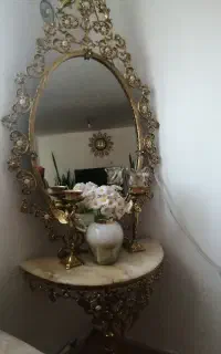 آیینه کنسول برنزی