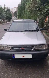 پراید نقره ای مدل۸۵ دوگانه دست