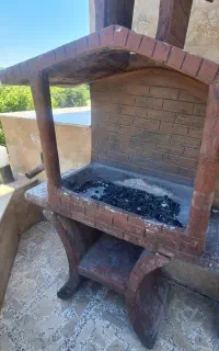 باربیکیو بتنی طرح آجر