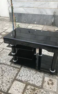 میز تلویزیون شیشه ای