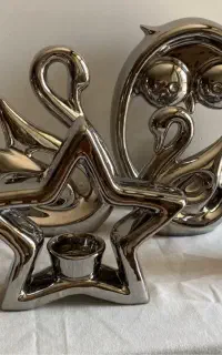 مجسمه های سرامیکی با لعاب سیلور