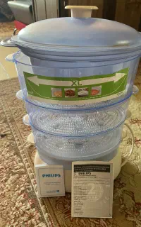 بخارپز فیلیپس اصل ۹ لیتری آکبند Viva Collection