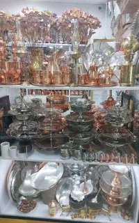 فروش انواع ظروف مسی دست ساز و شرکتی ظروف سنگی