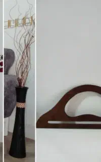 دسته کیف چوبی فندوقی
