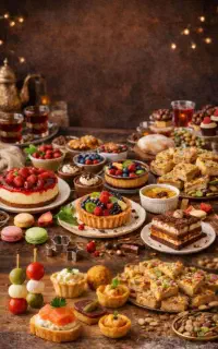 کلاس های آشپزی باقلوا کیک تولد عصرانه و کافی شاپی