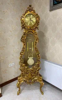 ساعت ایستاده چوبی