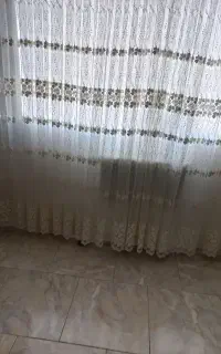 پرده گل برجسته