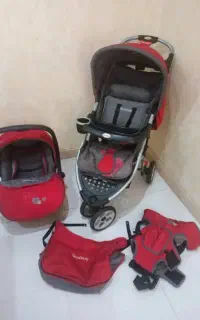 سرویس ۴ تکه کالسکه و کریر مارک گود بیبی