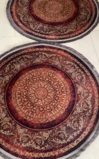 فرش گرد ماشینی دیبا نو