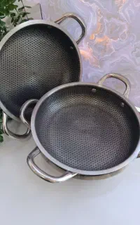 تابه استیل کف لیزری نچسب
