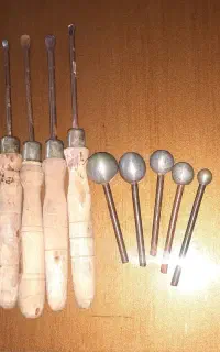 ابزار  و اتوی گلسازی و طلا سازی
