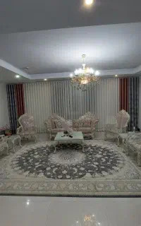 پرده مینیمال کتان تدی مینیمال