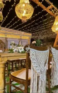 خدمات مجالس تشریفات عقد نامزدی عروسی در باغ تالار