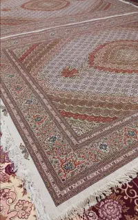 فرش دستبافت ماهی۴۰رج۱۸متری جفت۹ متری