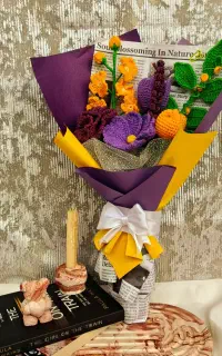 دسته‌گل بافتنی(چهار)