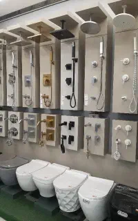 شیر توالت و دوش و روشویی وفلاش تانک توکار