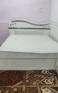 تختخواب دونفره به همراه تشک ودراور