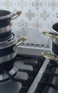 قابلمه ۶ تیکه گرانیت داخل زنبوری