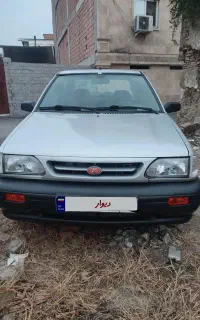پراید صبا نقره ای