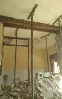 استا بناه بلوک چینی سیمان سفید آجر چینی وه تخریب