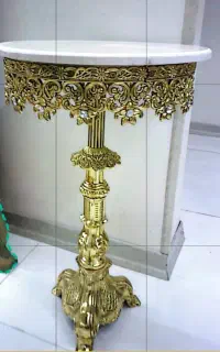 میز تلفن  آلیاژ آب کاری برنجی