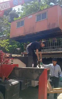 جرثقیل خاور جابجایی دستگاه به جاهایی سخت