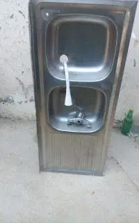 ظرفشویی دوقلو با لولش