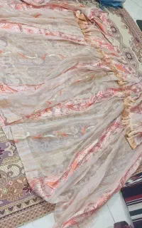 پرده پنجره با بند 1 در 1/5 متر کاملا نو زیر قیمت