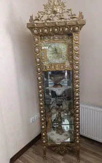 ساعت و دکور برنز ایستاده