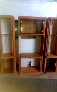 بوفه‌سه‌تکه‌روکش‌چوب