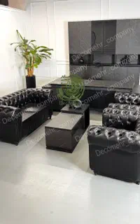 میز مدیریت mdf امپراتور ، نیم ست چستر ، کتابخانه